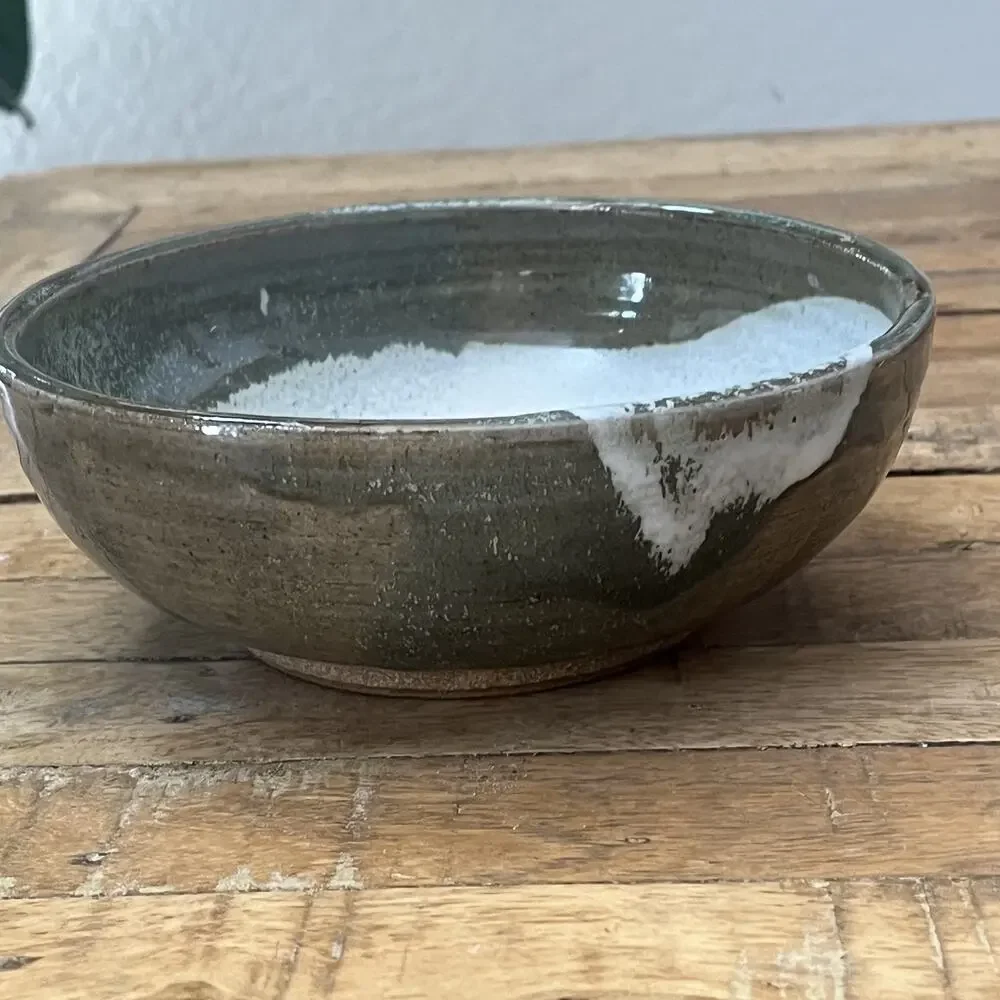 Art Studio Pottery Stoneware Bowl 7